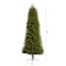 7.5ft. Pre-Lit Slim Colorado Mountain Spruce Artificial Christmas Tree, Multifunction White Micro LED Lights